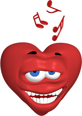 cœur saint-valentin - fête - loisirs - smiley émoticône émoji cartoon clipart illustration - artémotic
