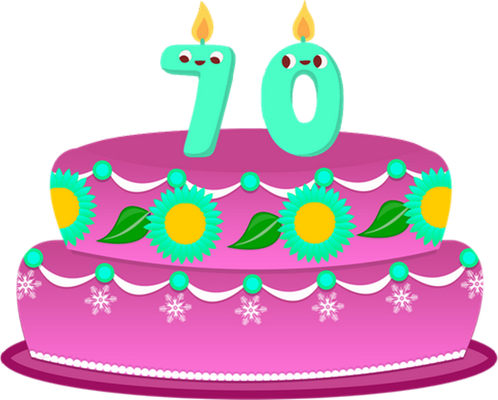 gâteau d'anniversaire - fête - loisirs - smiley émoticône émoji cartoon clipart illustration - artémotic