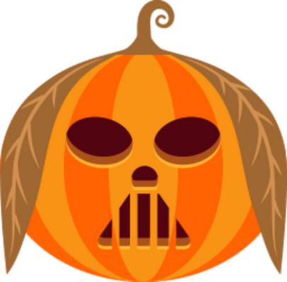 citrouille halloween - fête - loisirs - smiley émoticône émoji cartoon clipart illustration - artémotic