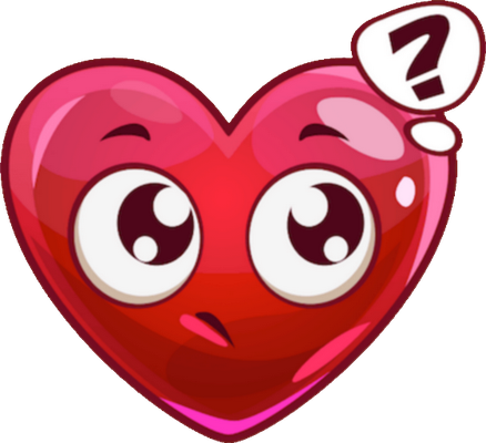 cœur saint-valentin - fête - loisirs - smiley émoticône émoji cartoon clipart illustration - artémotic