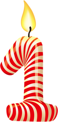 bougie d'anniversaire - fête - loisirs - smiley émoticône émoji cartoon clipart illustration - artémotic