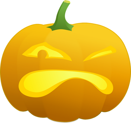 citrouille halloween - fête - loisirs - smiley émoticône émoji cartoon clipart illustration - artémotic
