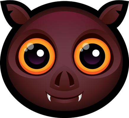 monstre halloween - fête - loisirs - smiley émoticône émoji cartoon clipart illustration - artémotic