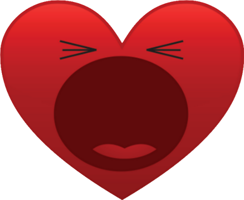 cœur saint-valentin - fête - loisirs - smiley émoticône émoji cartoon clipart illustration - artémotic