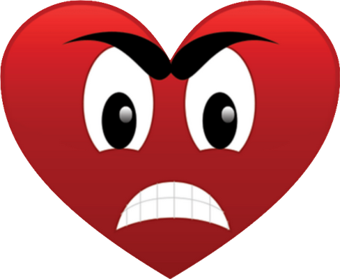 cœur saint-valentin - fête - loisirs - smiley émoticône émoji cartoon clipart illustration - artémotic