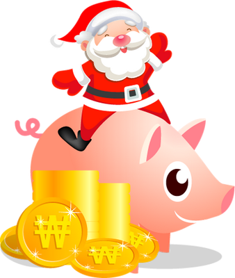 père noël - fête - loisirs - smiley émoticône émoji cartoon clipart illustration - artémotic