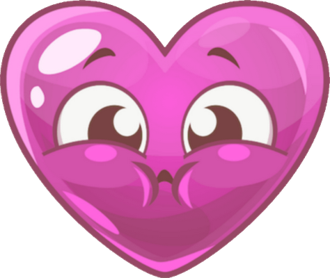 cœur saint-valentin - fête - loisirs - smiley émoticône émoji cartoon clipart illustration - artémotic