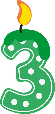 bougie d'anniversaire - fête - loisirs - smiley émoticône émoji cartoon clipart illustration - artémotic