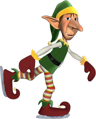 elfe de noël - fête - loisirs - smiley émoticône émoji cartoon clipart illustration - artémotic