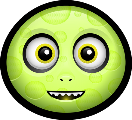 monstre halloween - fête - loisirs - smiley émoticône émoji cartoon clipart illustration - artémotic