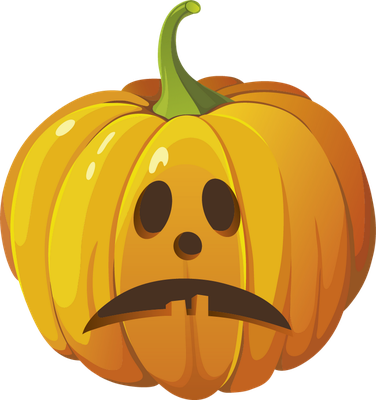 citrouille halloween - fête - loisirs - smiley émoticône émoji cartoon clipart illustration - artémotic