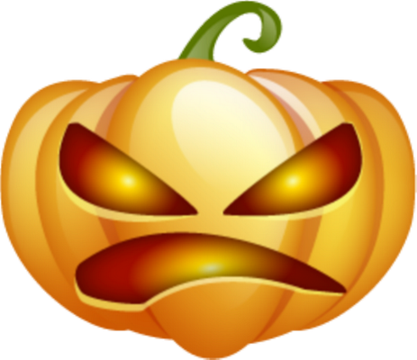 citrouille halloween - fête - loisirs - smiley émoticône émoji cartoon clipart illustration - artémotic