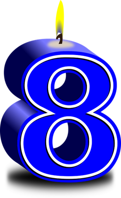bougie d'anniversaire - fête - loisirs - smiley émoticône émoji cartoon clipart illustration - artémotic