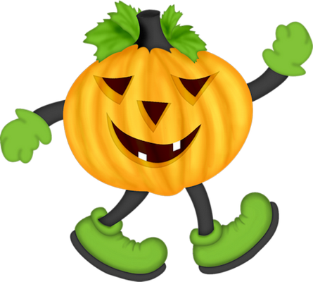 citrouille halloween - fête - loisirs - smiley émoticône émoji cartoon clipart illustration - artémotic
