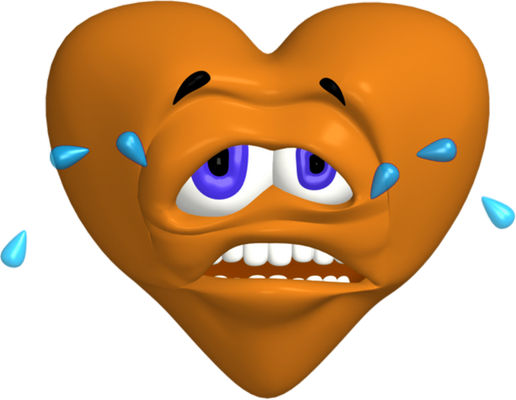 cœur saint-valentin - fête - loisirs - smiley émoticône émoji cartoon clipart illustration - artémotic