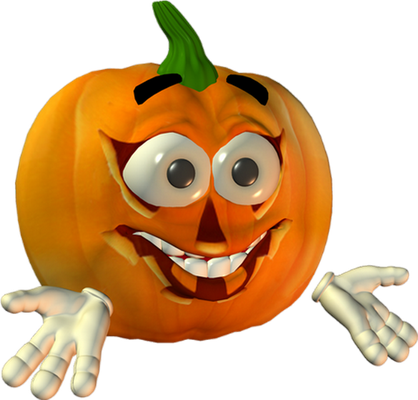 citrouille halloween - fête - loisirs - smiley émoticône émoji cartoon clipart illustration - artémotic