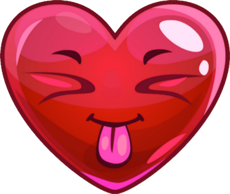 cœur saint-valentin - fête - loisirs - smiley émoticône émoji cartoon clipart illustration - artémotic