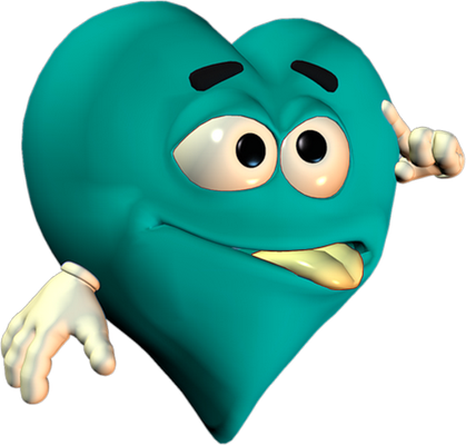 cœur saint-valentin - fête - loisirs - smiley émoticône émoji cartoon clipart illustration - artémotic