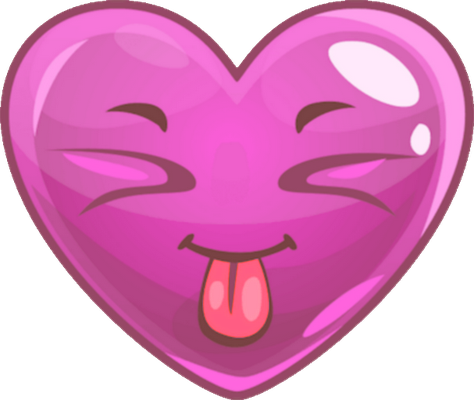 cœur saint-valentin - fête - loisirs - smiley émoticône émoji cartoon clipart illustration - artémotic