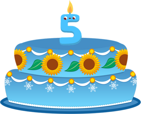 gâteau d'anniversaire - fête - loisirs - smiley émoticône émoji cartoon clipart illustration - artémotic