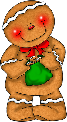pain d'épice de noël - fête - loisirs - smiley émoticône émoji cartoon clipart illustration - artémotic
