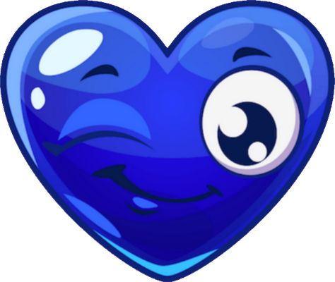 cœur saint-valentin - fête - loisirs - smiley émoticône émoji cartoon clipart illustration - artémotic