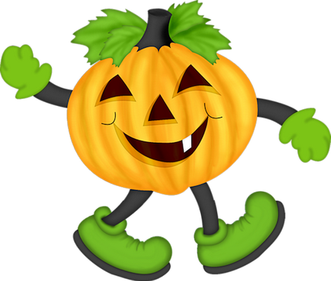 citrouille halloween - fête - loisirs - smiley émoticône émoji cartoon clipart illustration - artémotic