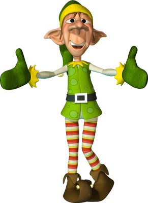 elfe de noël - fête - loisirs - smiley émoticône émoji cartoon clipart illustration - artémotic