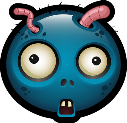 monstre halloween - fête - loisirs - smiley émoticône émoji cartoon clipart illustration - artémotic