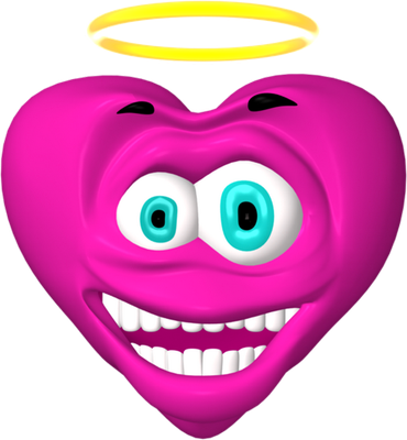 cœur saint-valentin - fête - loisirs - smiley émoticône émoji cartoon clipart illustration - artémotic