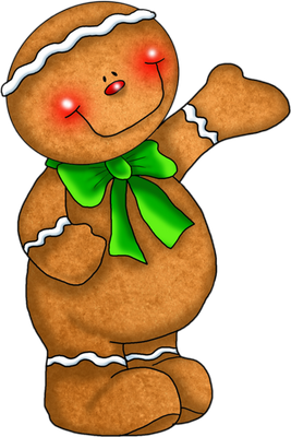 pain d'épice de noël - fête - loisirs - smiley émoticône émoji cartoon clipart illustration - artémotic
