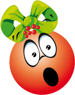 boule de noël - fête - loisirs - smiley émoticône émoji cartoon clipart illustration - artémotic
