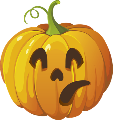 citrouille halloween - fête - loisirs - smiley émoticône émoji cartoon clipart illustration - artémotic