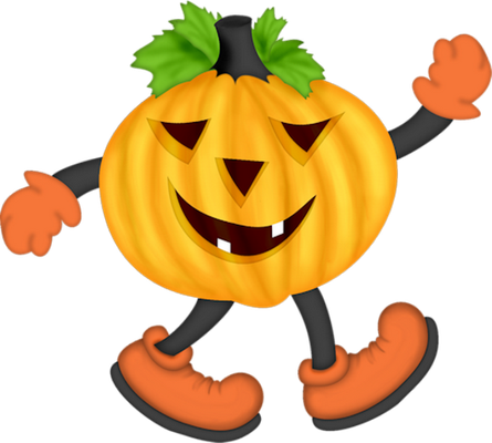 citrouille halloween - fête - loisirs - smiley émoticône émoji cartoon clipart illustration - artémotic