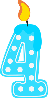 bougie d'anniversaire - fête - loisirs - smiley émoticône émoji cartoon clipart illustration - artémotic