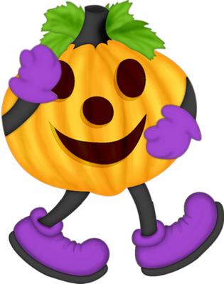 citrouille halloween - fête - loisirs - smiley émoticône émoji cartoon clipart illustration - artémotic