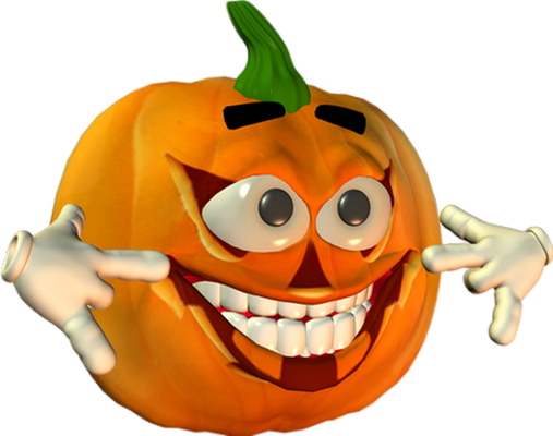 citrouille halloween - fête - loisirs - smiley émoticône émoji cartoon clipart illustration - artémotic