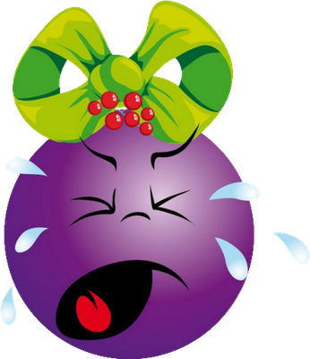 boule de noël - fête - loisirs - smiley émoticône émoji cartoon clipart illustration - artémotic