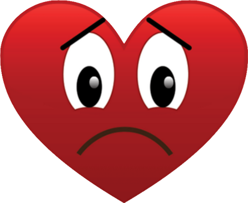cœur saint-valentin - fête - loisirs - smiley émoticône émoji cartoon clipart illustration - artémotic
