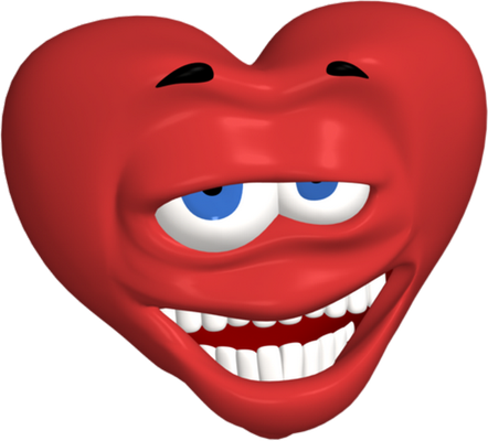cœur saint-valentin - fête - loisirs - smiley émoticône émoji cartoon clipart illustration - artémotic