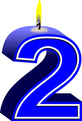 bougie d'anniversaire - fête - loisirs - smiley émoticône émoji cartoon clipart illustration - artémotic