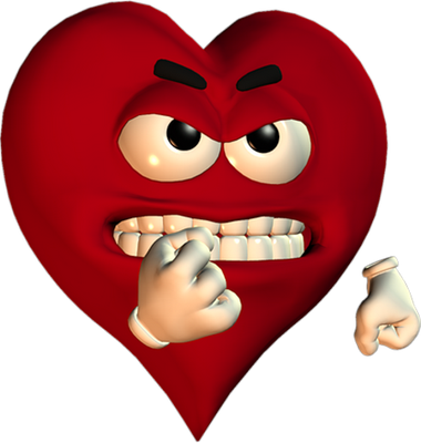 cœur saint-valentin - fête - loisirs - smiley émoticône émoji cartoon clipart illustration - artémotic