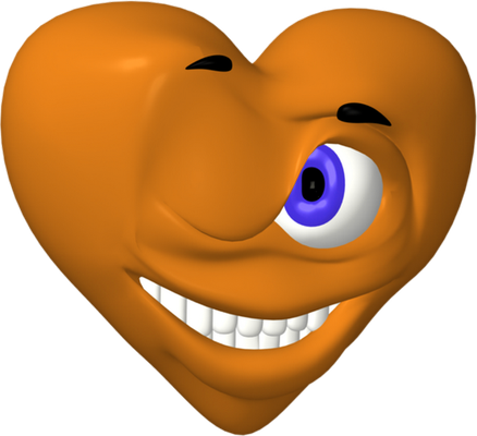 cœur saint-valentin - fête - loisirs - smiley émoticône émoji cartoon clipart illustration - artémotic