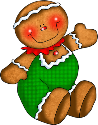 pain d'épice de noël - fête - loisirs - smiley émoticône émoji cartoon clipart illustration - artémotic