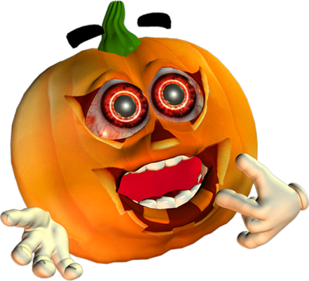 citrouille halloween - fête - loisirs - smiley émoticône émoji cartoon clipart illustration - artémotic