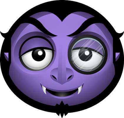 monstre halloween - fête - loisirs - smiley émoticône émoji cartoon clipart illustration - artémotic