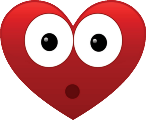 cœur saint-valentin - fête - loisirs - smiley émoticône émoji cartoon clipart illustration - artémotic