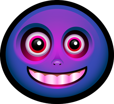 monstre halloween - fête - loisirs - smiley émoticône émoji cartoon clipart illustration - artémotic