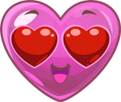 cœur saint-valentin - fête - loisirs - smiley émoticône émoji cartoon clipart illustration - artémotic