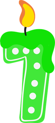 bougie d'anniversaire - fête - loisirs - smiley émoticône émoji cartoon clipart illustration - artémotic